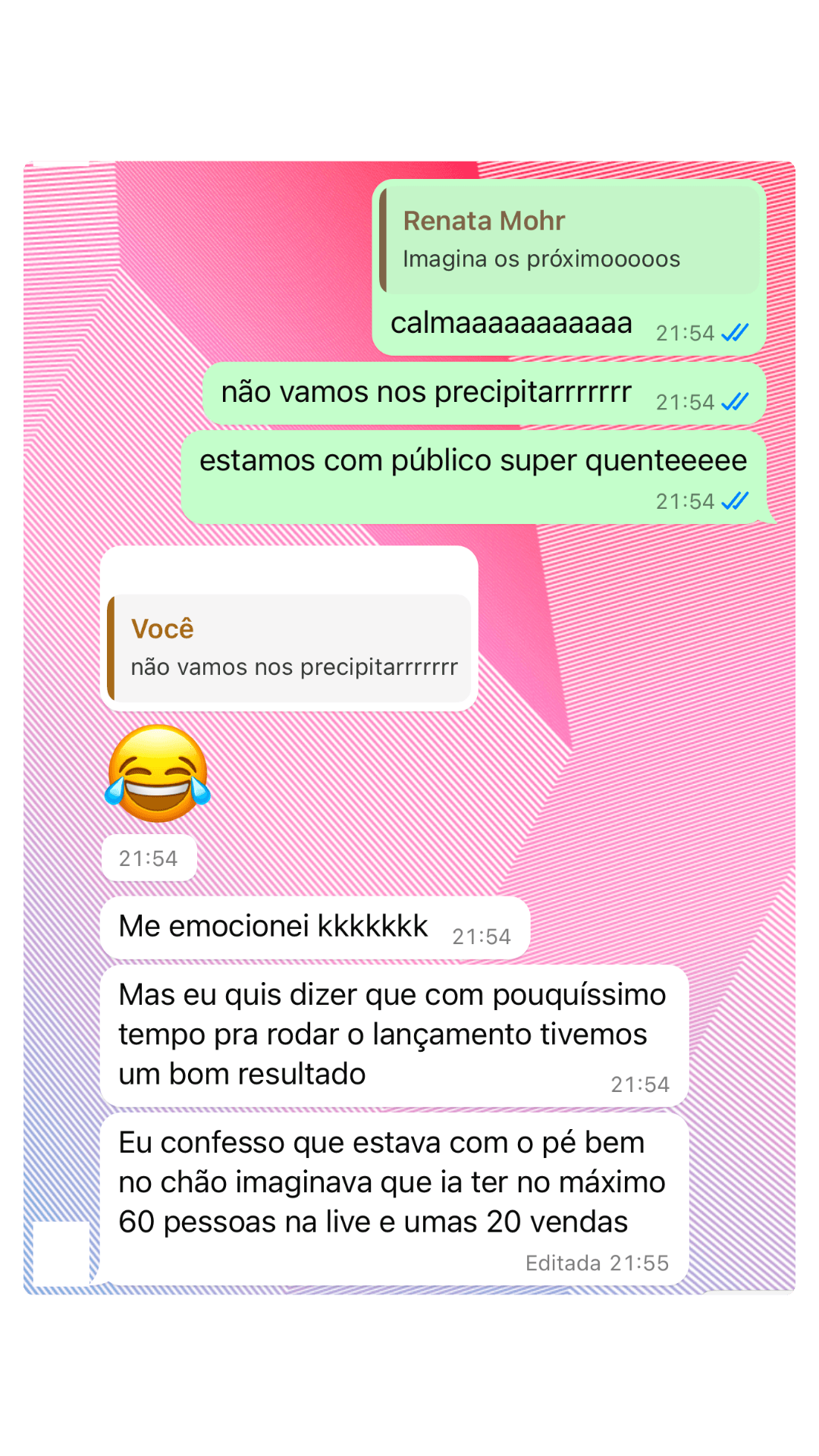 Depoimento Aline Dezem